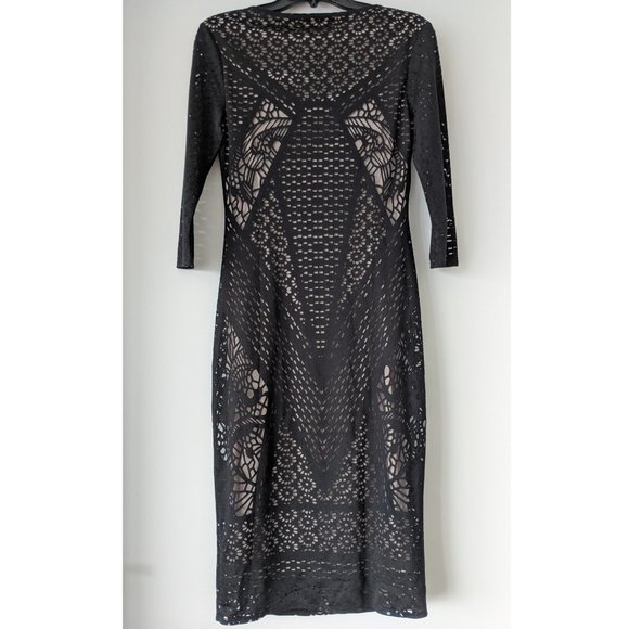 Philosophy Mesh Bodycon Dress - Picture 2 of 3